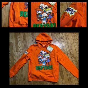 Nickelodeon Rugrats Premium Hoodie Licensed Graphic Hoodie Mens Sz 2XL New!